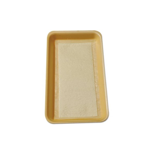 International Tray Pads And Packaging Internatnl, Meat Tray Pads, 6w X 4 1/2d, White/yellow, 1000PK TA1341108 - main